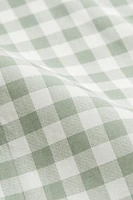 Checked Crib Duvet Cover Set