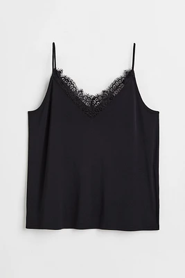 Lace-trimmed Camisole Top