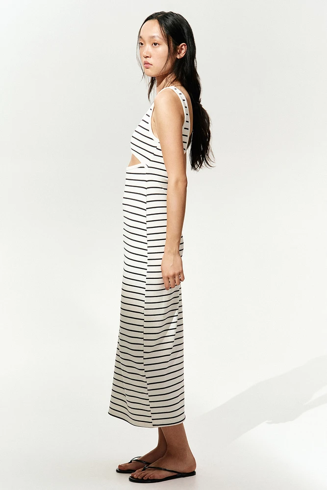 Robe maxi découpée