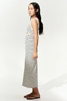 Robe maxi découpée