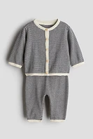 2-piece Fine-Knit Cotton Set