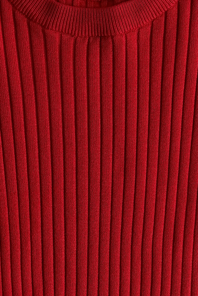 Rib-knit Sweater