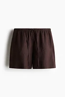 Linen Drawstring Shorts
