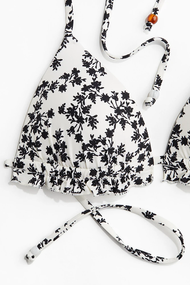 Push-Up Triangle Bikini Top