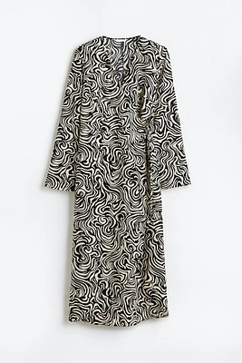 H&M+ Crêped Wrap-front Dress