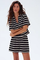 Knit Top with Collar