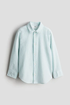 Chemise à manches longues en coton