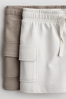 2-pack Cargo Sweatshorts