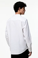 Regular Fit Linen-Blend Shirt