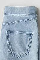 Denim-look Jersey Shorts