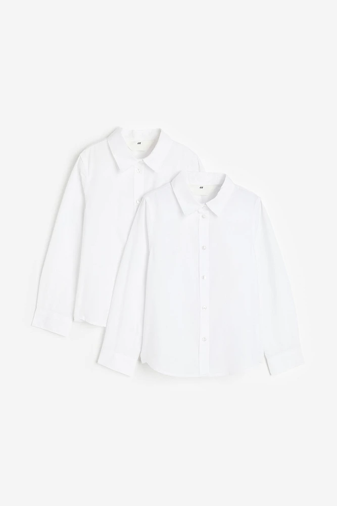 2-pack Poplin Shirts