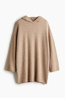 Hooded Fine-Knit Dress