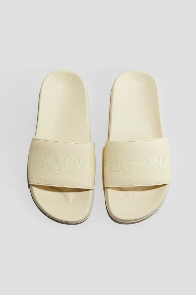 Embossed Pool Slide Shoes