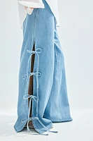 Tie-Detail Pull-On Pants