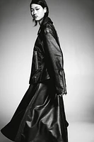 Coated Biker Jacket