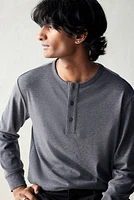 Ribbed Henley Shirt