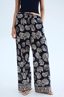 Cotton Drawstring Pants