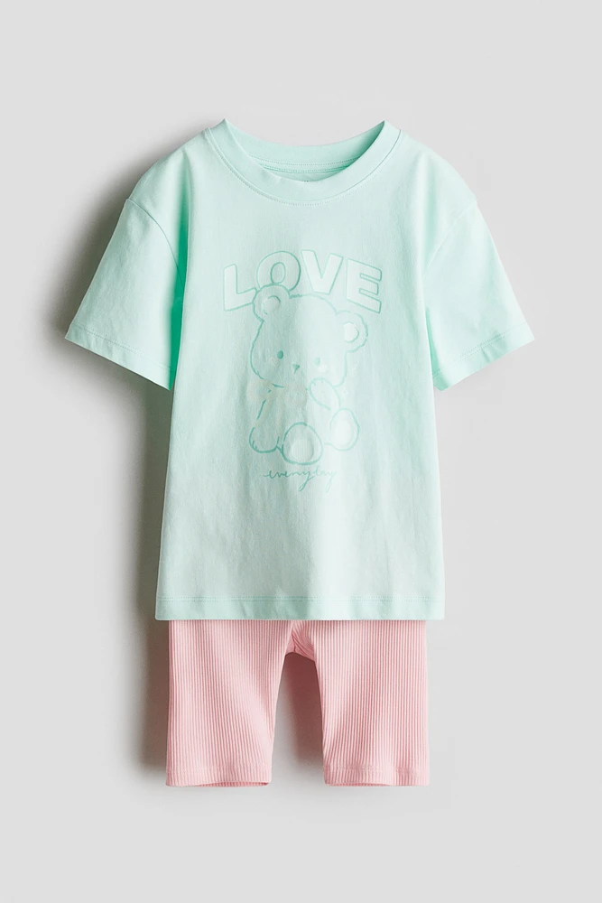 2-piece Printed Set