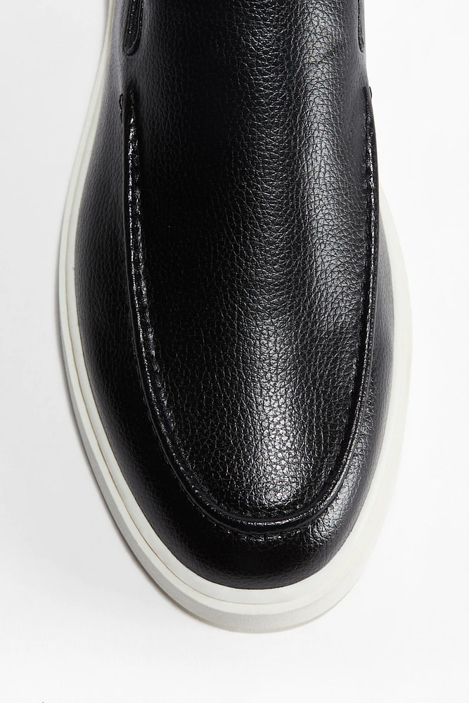 Moccasin-Seam Loafers