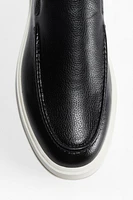 Moccasin-Seam Loafers