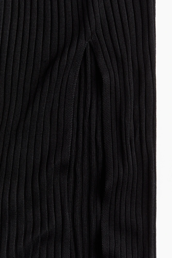 Rib-Knit Dress