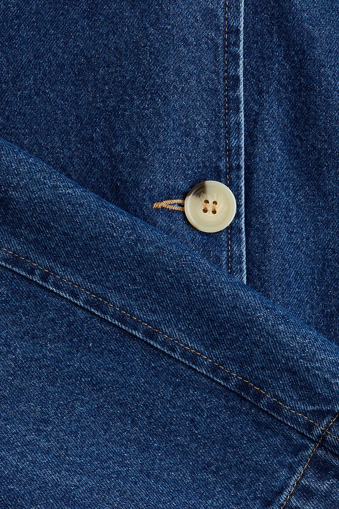 Twill Jacket with Collar