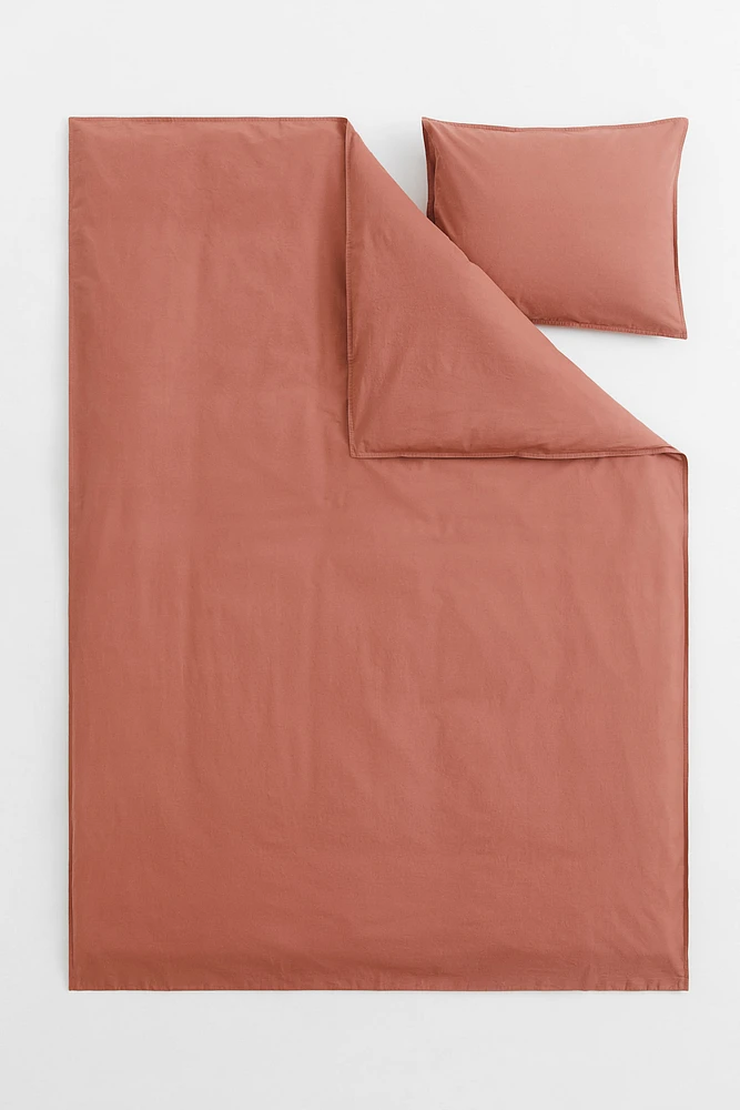 Washed Cotton Duvet Cover Set