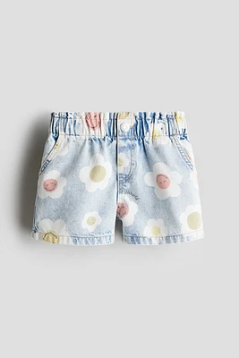 Loose Fit Denim Shorts