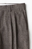 Loose Fit Wool-Blend Pants