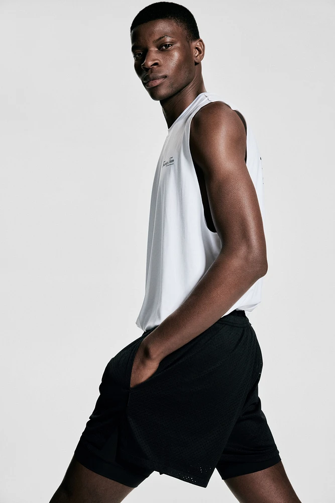 Mid-Length 2-in-1 Sports Shorts with DryMove™