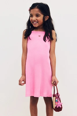 Ribbed strappy dress