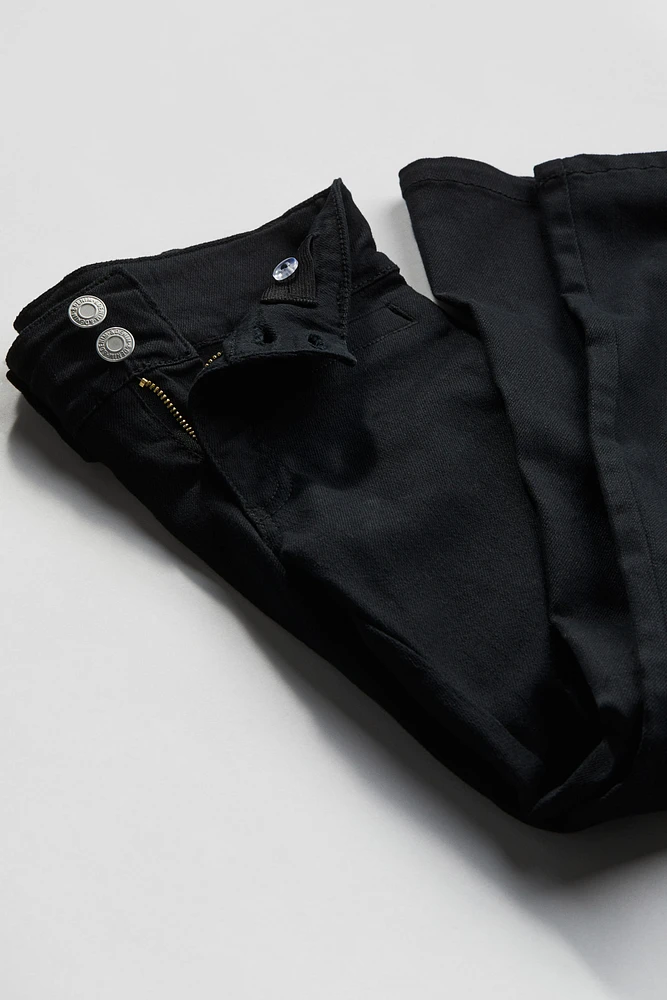 Bootcut Leg Twill Pants