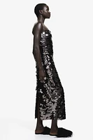 Sequined Bandeau Dress