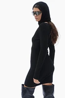 Rib-Knit Bodycon Dress