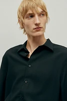 Regular Fit Crêpe Shirt