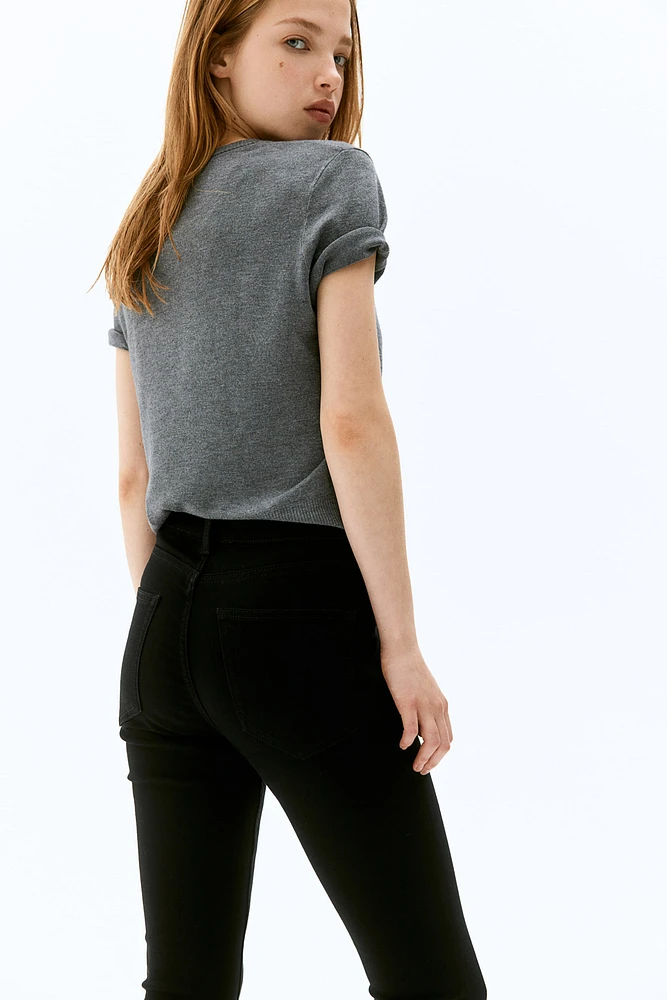 Jean ajusté Taille haute
