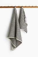 Patterned Cotton Terry Bath Towel