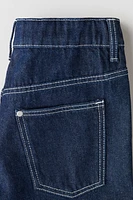 Loose-Fit Denim Shorts