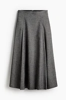 A-Line Midi Skirt