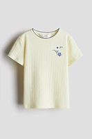 Pointelle Jersey Top