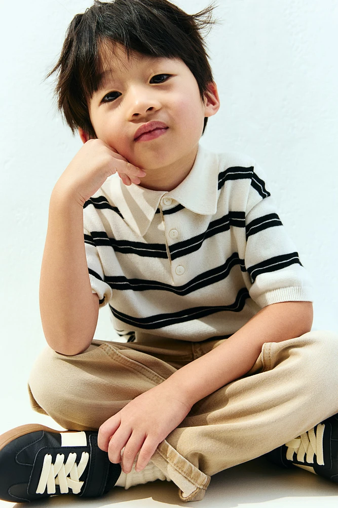Cotton-Knit Polo Shirt