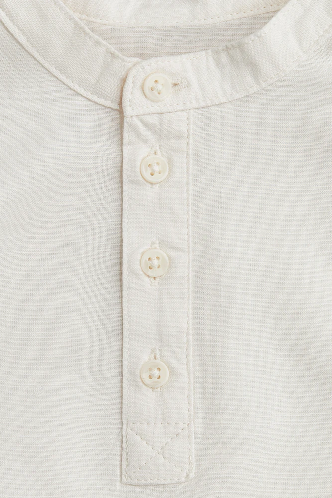 Cotton Henley Shirt