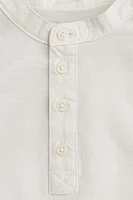Cotton Henley Shirt
