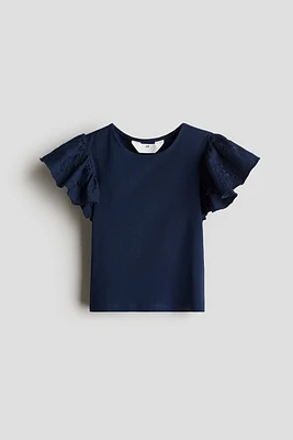 Butterfly-Sleeved Top