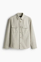 Regular Fit Felted Overshirt