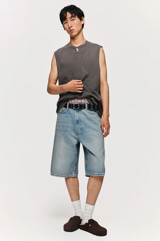 Baggy Denim Shorts