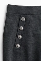 Button-front Pants