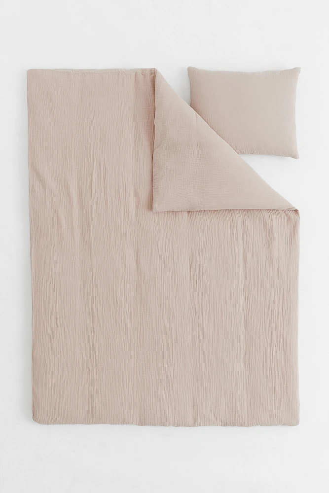 Muslin Twin Duvet Cover Set