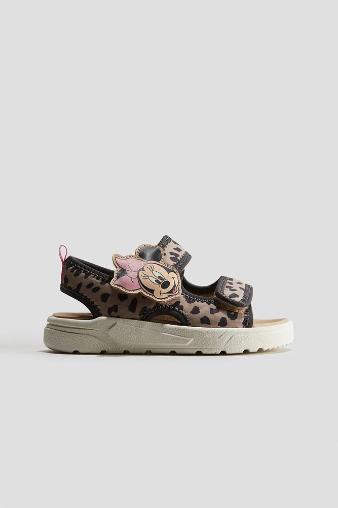 Printed Sandals Scuba Fabric