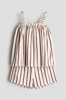 2-piece crinkled jersey set